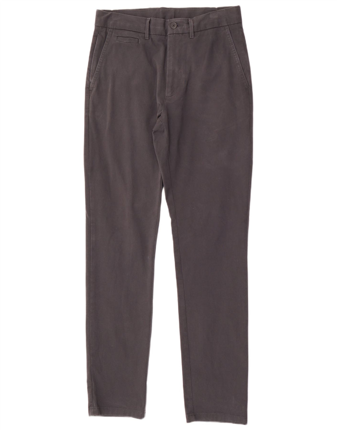 Pantaloni chino subțiri pentru bărbați Marks & Spencer L30 L33 bumbac gri