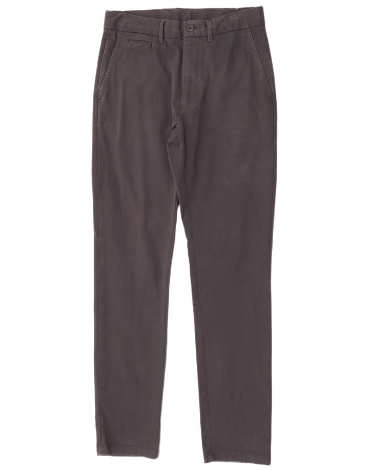 Pantaloni chino subțiri pentru bărbați Marks & Spencer L30 L33 bumbac gri