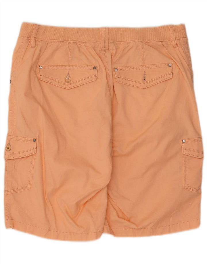 Pantaloni scurti cargo pentru femei Lee, cu ajustare relaxată, US 10, mari W32, bumbac portocaliu