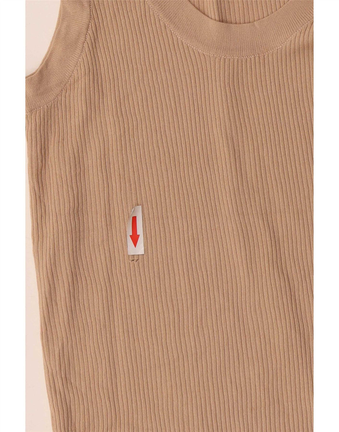 Vest Vest Top Femei Zara UK 8 Mic Bej Viscoză
