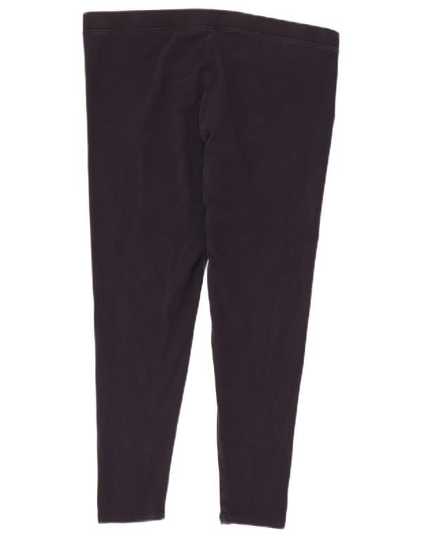 Leggings pentru femei Marks & Spencer UK 16 mari, albastru, bumbac