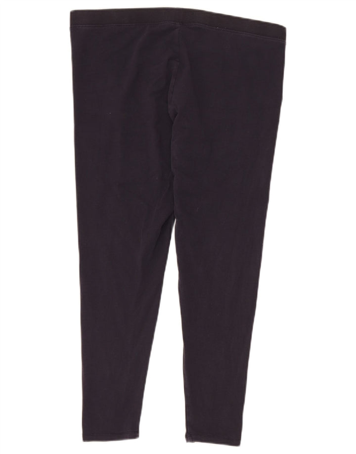 Leggings pentru femei Marks & Spencer UK 16 mari, albastru, bumbac