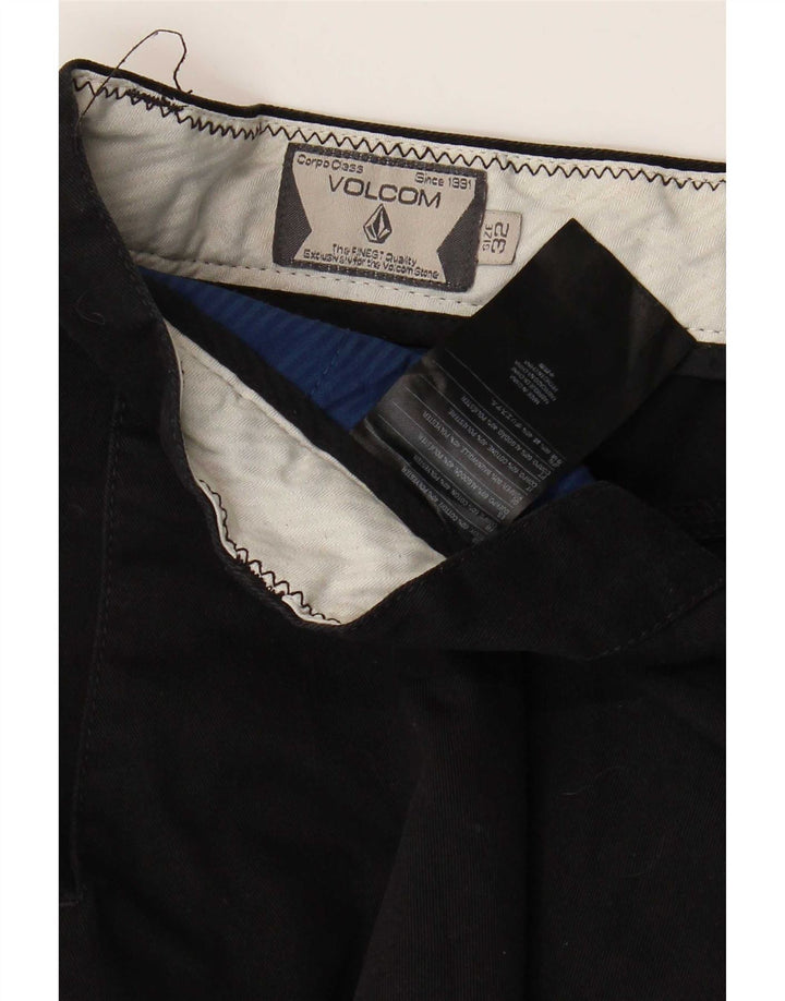 Pantaloni chino drepti pentru bărbați Volcom W32 L30 bumbac negru