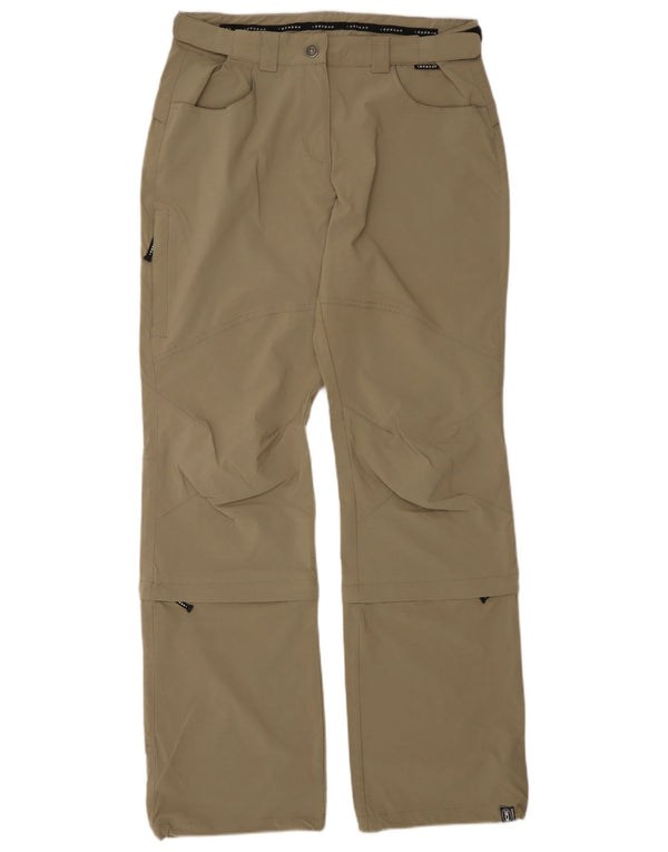 Pantaloni cargo pentru drumeții Icepeak pentru femei EU 40 Medium W30 L32 Kaki Poliester