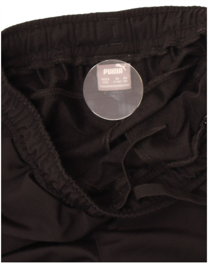 Pantaloni de trening PUMA pentru băieți 11-12 ani negri