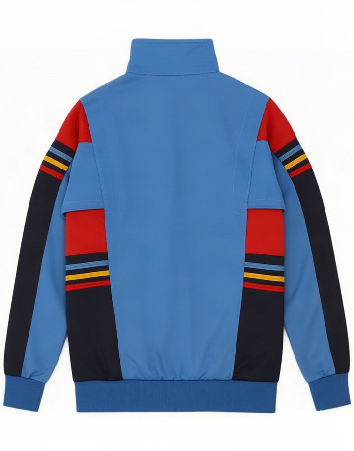 POP 84 Jachetă de trening pentru bărbați, albastru mic Colorblock