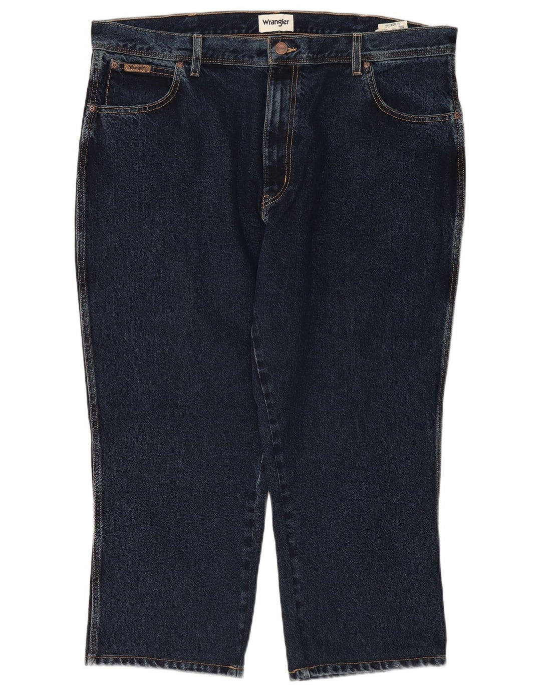 WRANGLER Blugi drepte pentru bărbați Texas Capri W42 L24 bumbac bleumarin