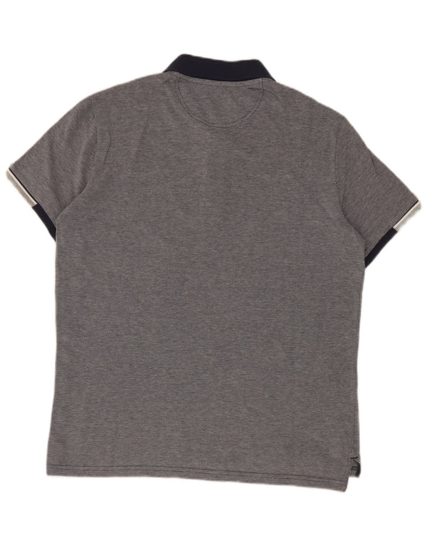 Tricou polo pentru rugby pentru bărbați Champion, albastru marin, color block