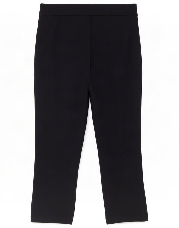 Pantaloni Capri pentru femei Marks & Spencer UK 14 Large W32 L22 Bleumarin Viscoză