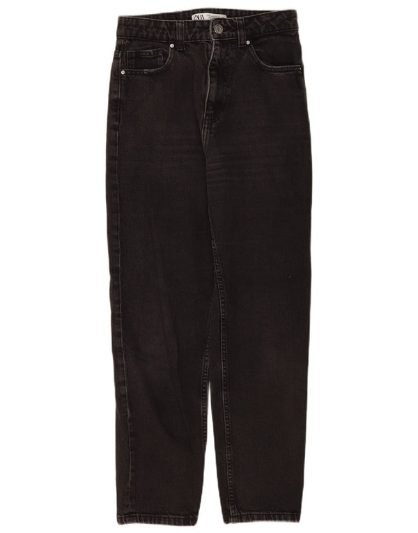Blugi drepti pentru femei Zara EU 36 XS W26 L26 Negri