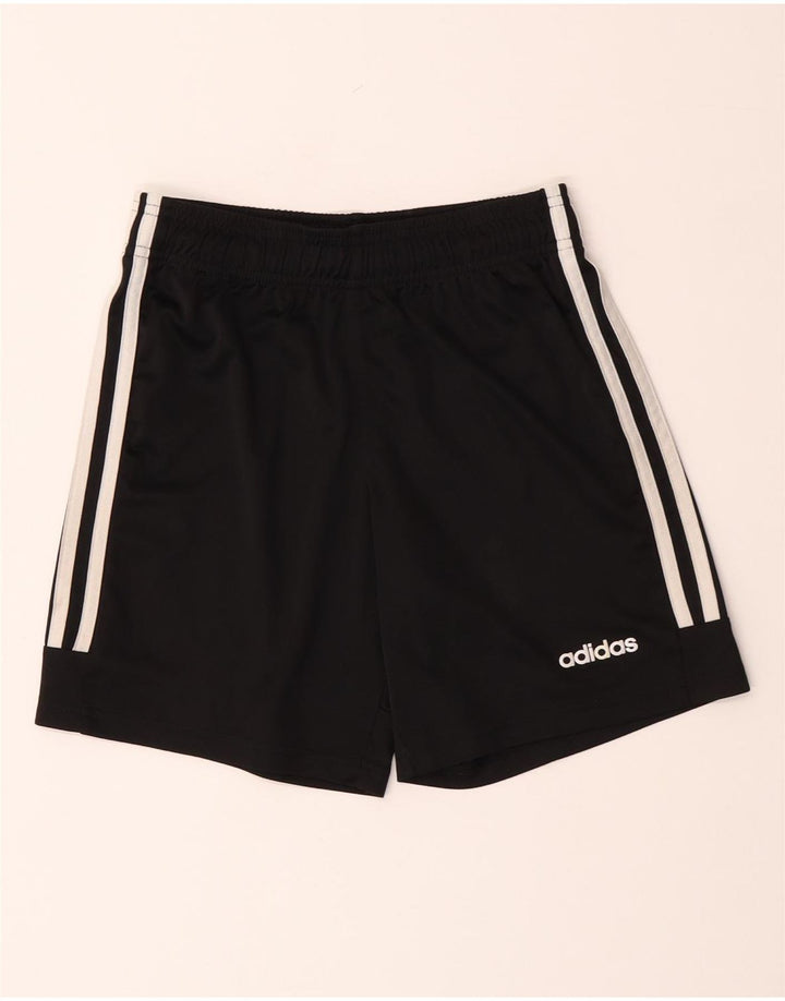 Pantaloni scurți sport Adidas Climacool pentru băieți 11-12 ani poliester negru