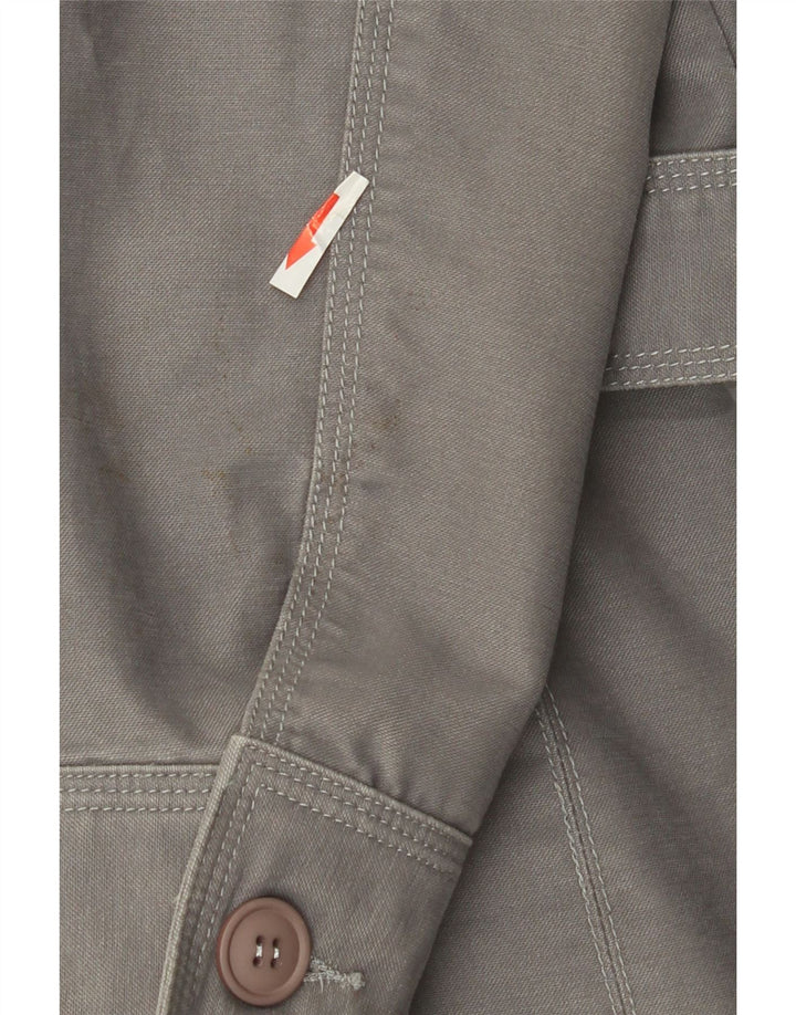 Trenci pentru femei Laura Ashley UK 14 mare bumbac gri