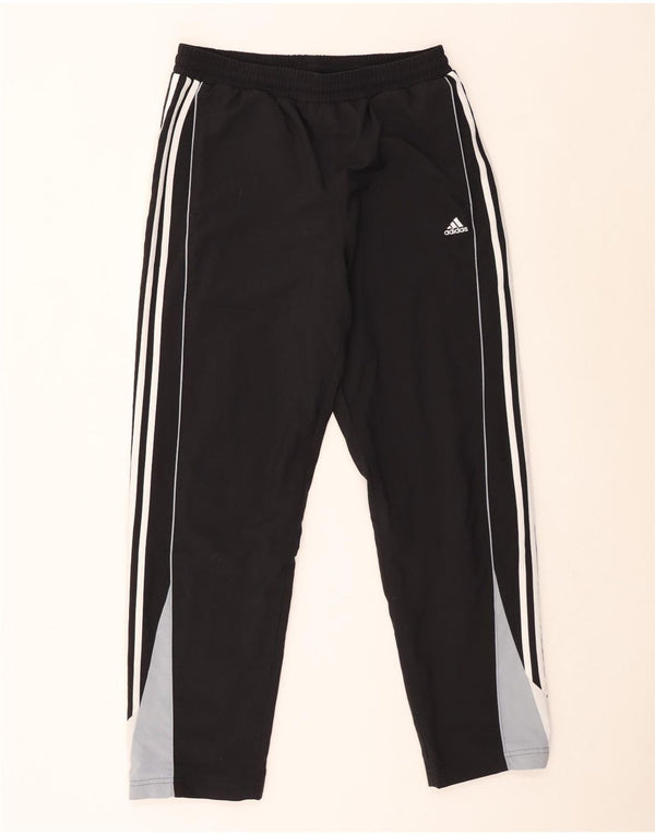 Pantaloni de trening Adidas Climalite pentru bărbați UK 38/40 Medium Black Colorblock