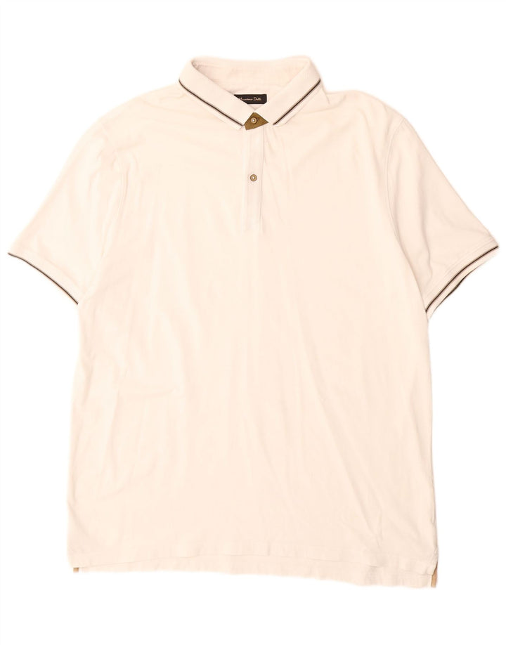 Tricou polo Massimo Dutti pentru bărbați 2XL alb