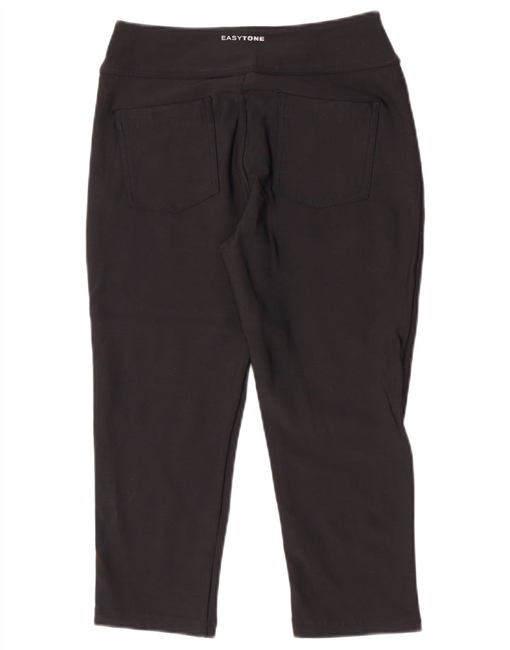 Pantaloni de trening Reebok Capri pentru femei UK 12 Medium Black
