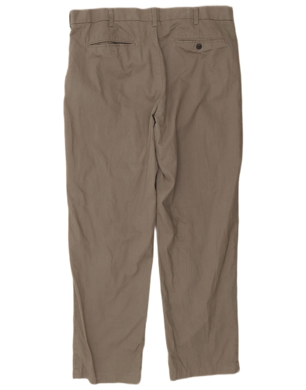 Pantaloni chino pentru bărbați Marks & Spencer, cu ajustare normală, L36 L30, gri