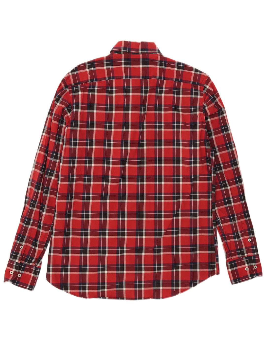 Cămașă de flanel pentru bărbați Massimo Dutti, cu carouri mari, roșii