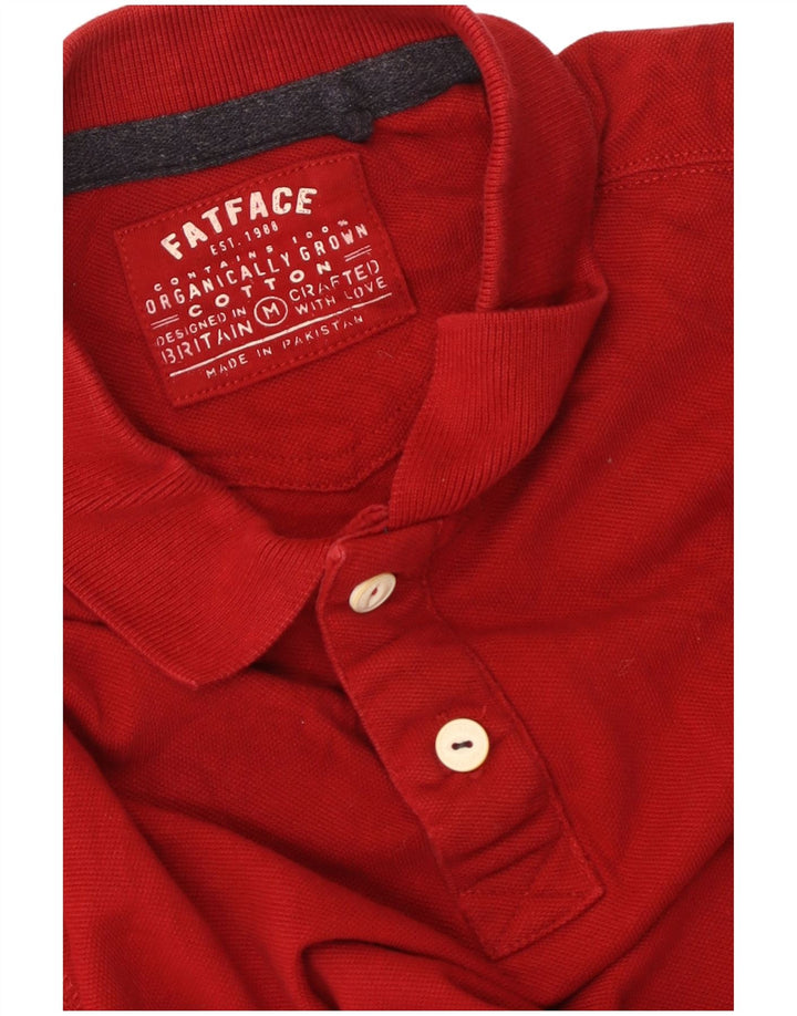 Tricou polo pentru bărbați Fat Face, bumbac roșu mediu