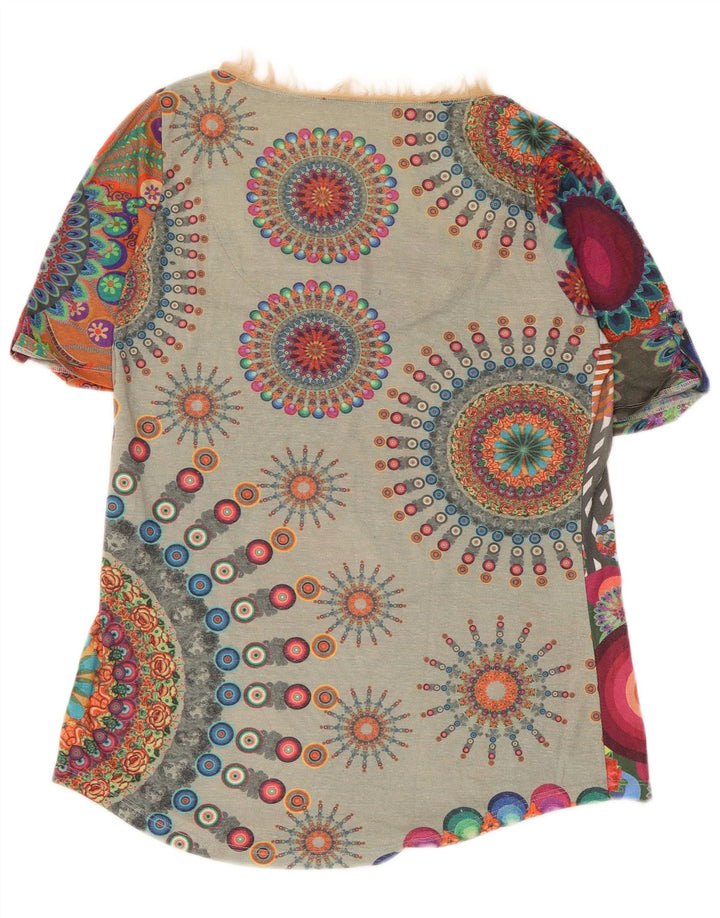Bluză Desigual Femei Top UK 14 Large Multicolor Floral