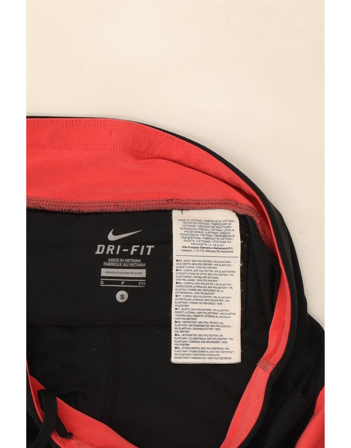Leggings Nike Dri Fit pentru femei UK 8 Mici, negru, poliester color bloc