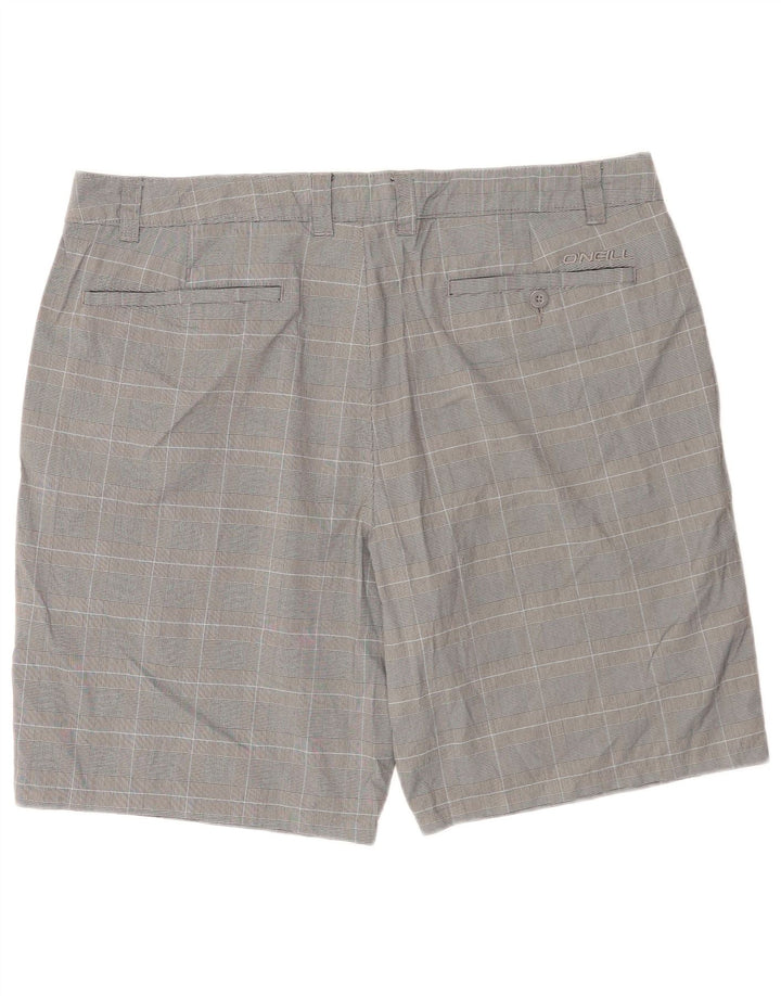 Pantaloni scurți chino pentru bărbați O'Neill W40 XL poliester cu carouri gri