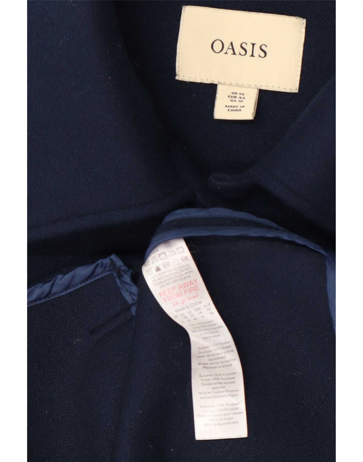 Jachetă Oasis pentru femei, UK 14, mare, albastru, poliester