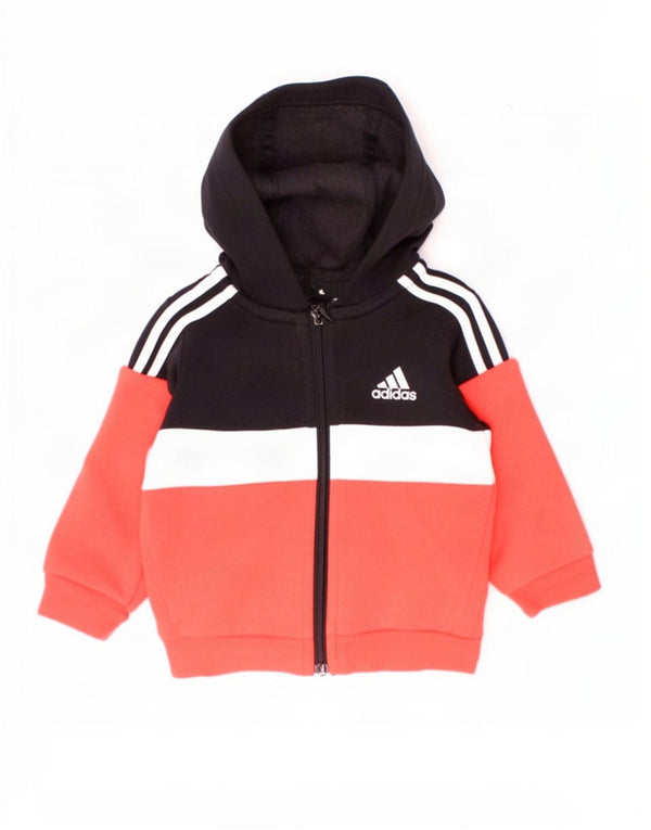 Pulover Adidas Baby Boys Zip Hoodie 3-6 luni Multicolor Colorblock
