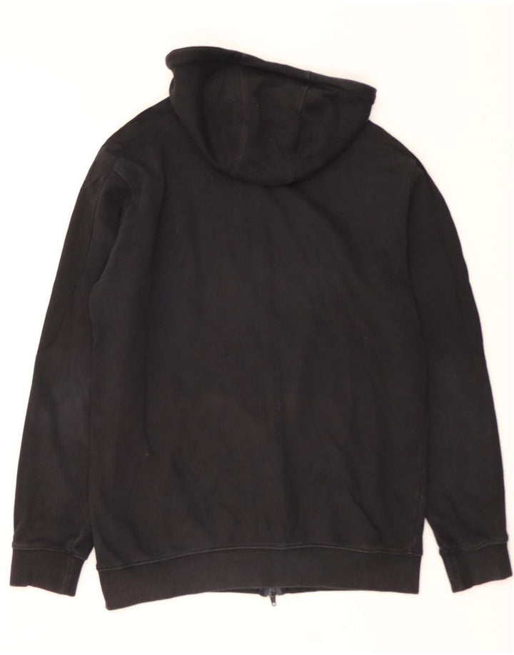 ADIDAS Mens Zip Hoodie Sweater Medium Black Vintage Adidas and Second-Hand Adidas from Messina Hembry 
