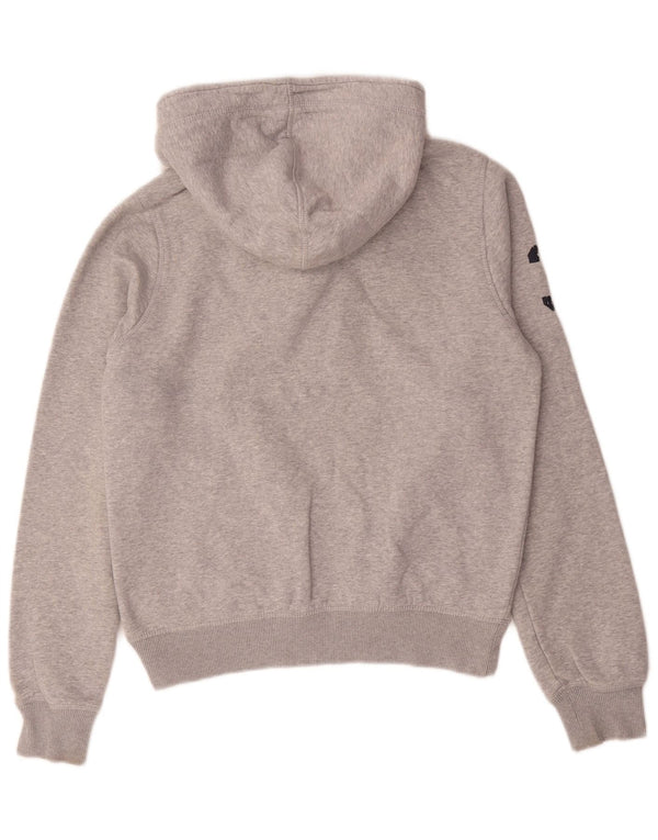Pulover pentru bărbați Tommy Hilfiger, cu grafică, cu gâtul cu nasturi, cu capota mică, pete gri