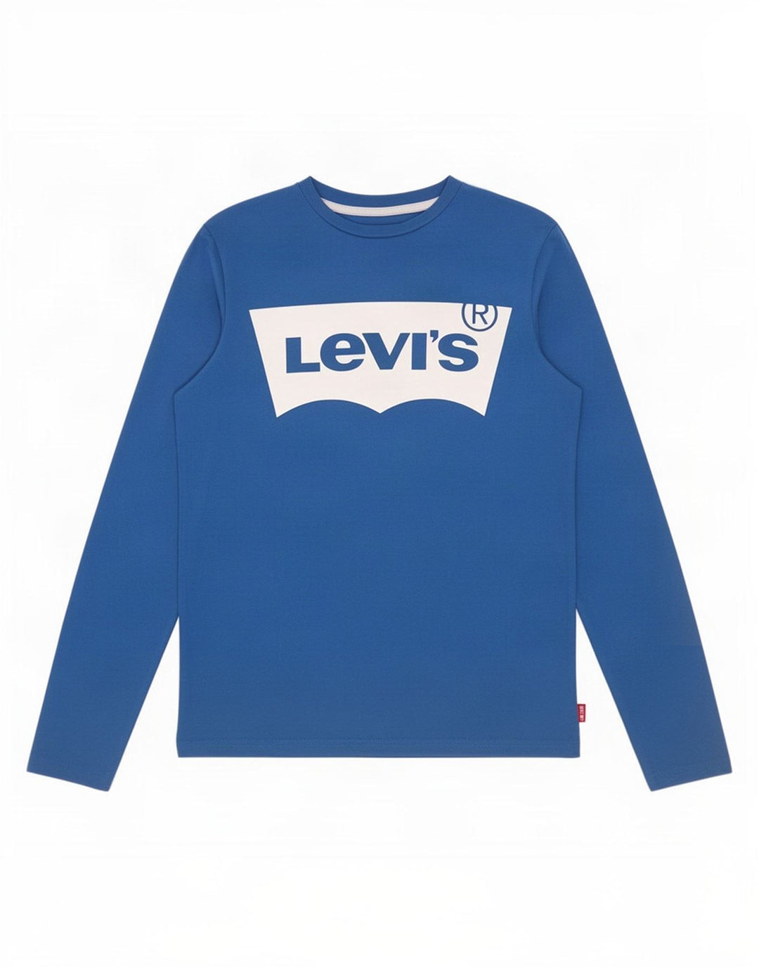 Levi's Boys Graphic Top Maneca Lunga 13-14 Ani Bumbac Albastru
