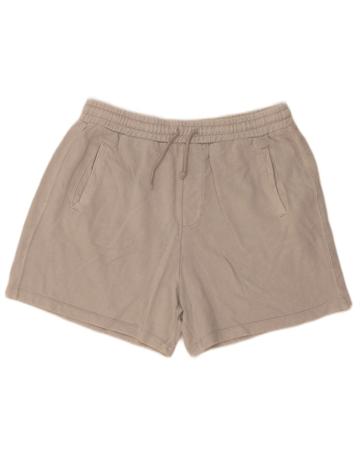 Pantaloni scurți sport pentru bărbați Zara, mari, gri, bumbac