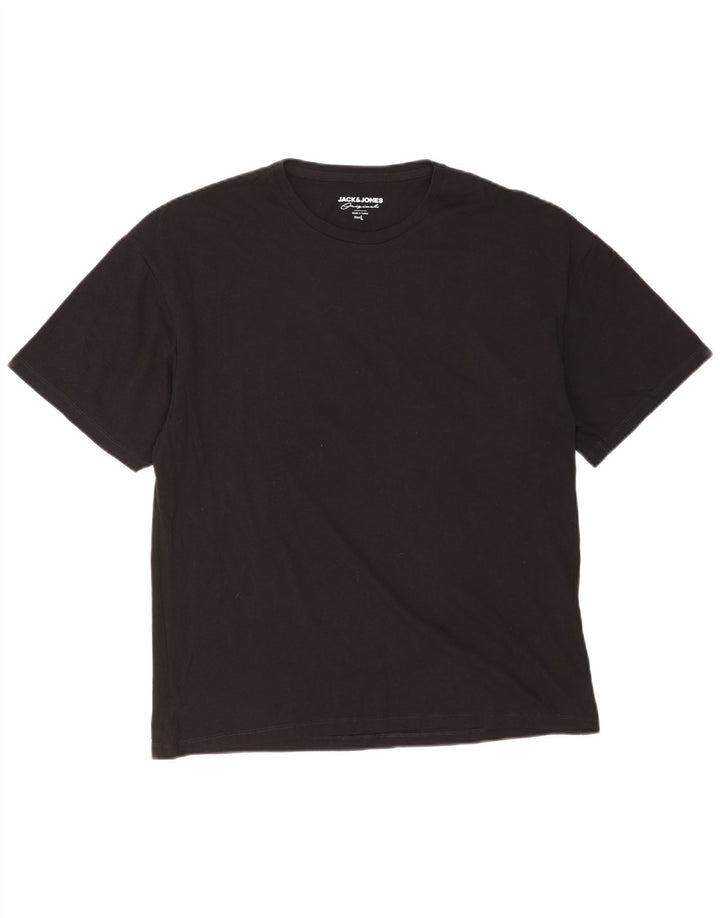 Tricou grafic Jack & Jones pentru bărbați Top mare negru