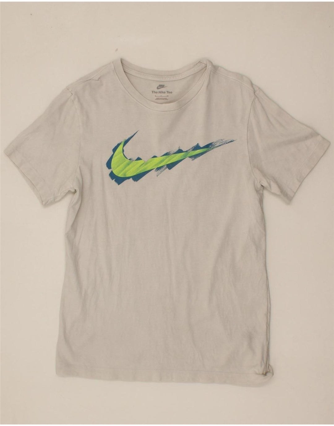 NIKE Mens Graphic T-Shirt Top Small White Cotton Vintage Nike and Second-Hand Nike from Messina Hembry 