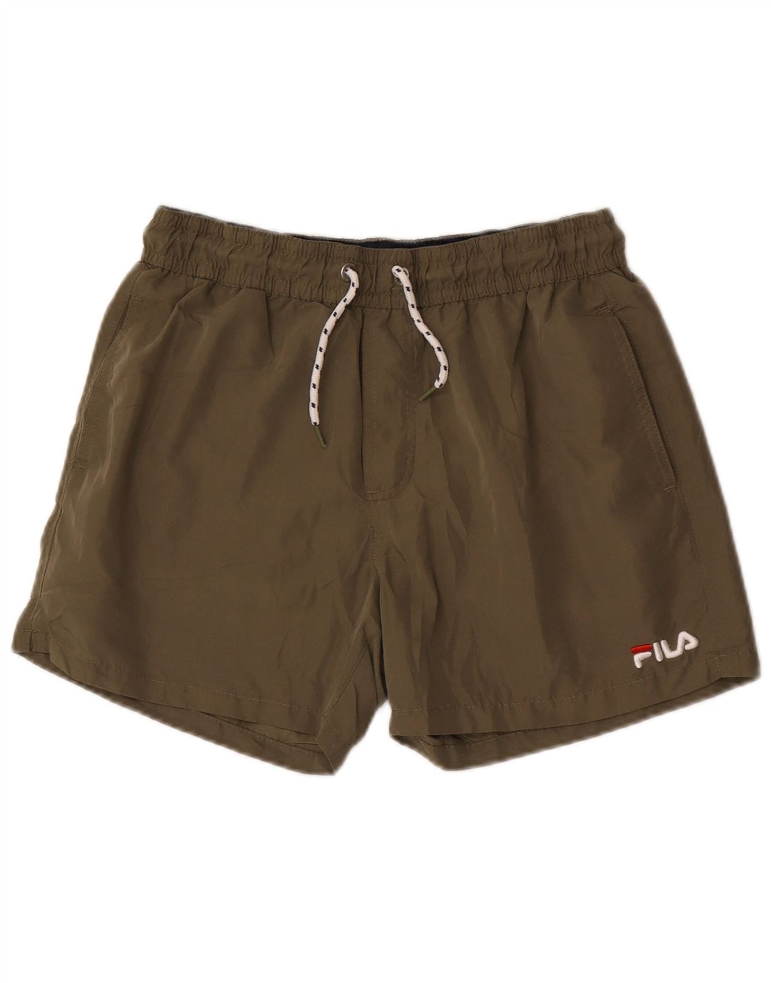 Pantaloni scurți de înot Fila pentru bărbați, poliester mediu kaki