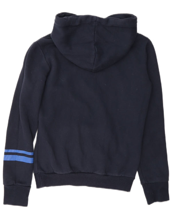 Pulover supradimensionat cu glugă Superdry pentru femei UK 6 XS Bumbac bleumarin