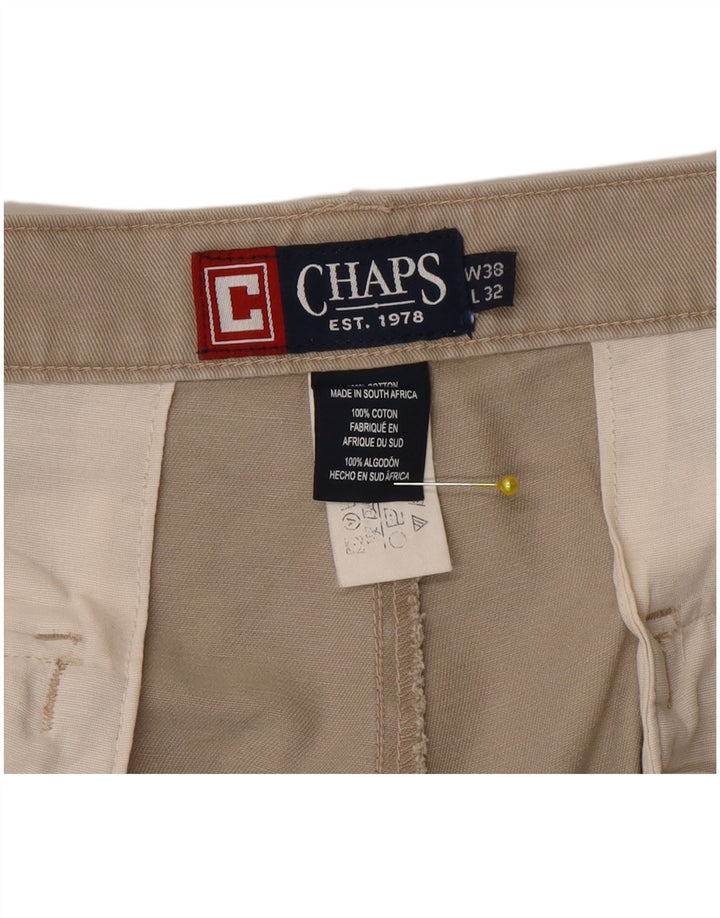 Pantaloni cargo drepti pentru bărbați Chaps W38 L32 bumbac gri