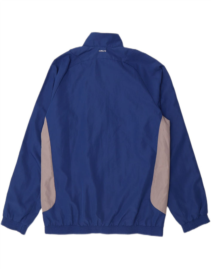 ADIDAS Mens Climalite Tracksuit Top Jacket UK 40/42 Medium Blue Vintage Adidas and Second-Hand Adidas from Messina Hembry 