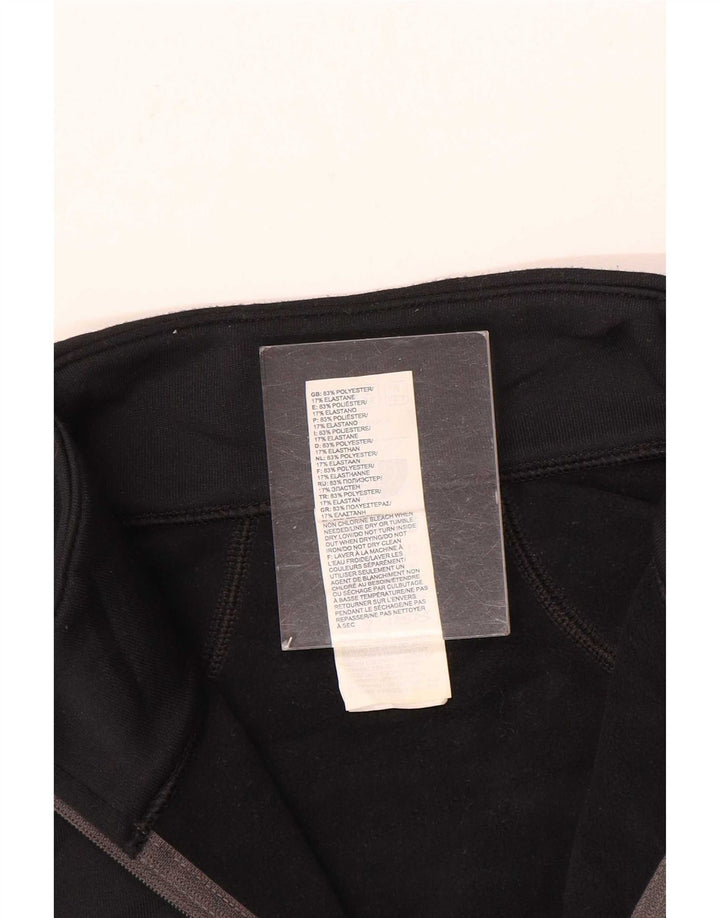 The North Face Mens Zip Neck Regular Fit Top cu mânecă lungă Medium Black