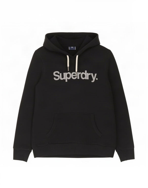 Pulover Superdry pentru damă, cu grafică, UK 10, bumbac negru