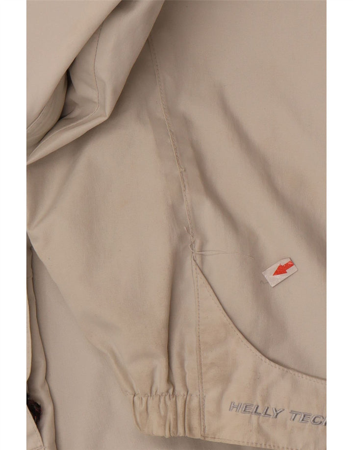 Jachetă de ploaie cu glugă pentru bărbați Helly Hansen UK 40, mare, nailon alb