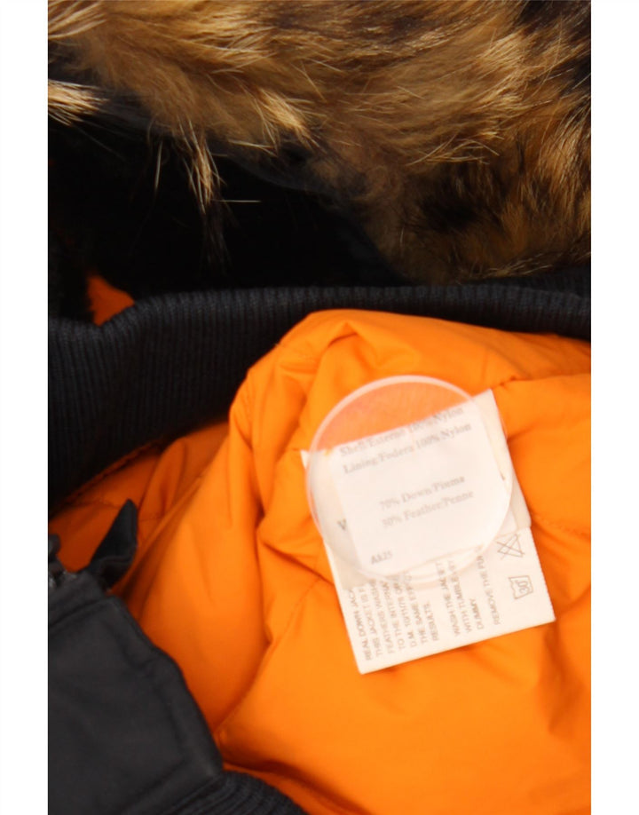 Jachetă bomber căptușită cu glugă pentru bărbați Goose & Gander IT 48 Nylon mediu negru