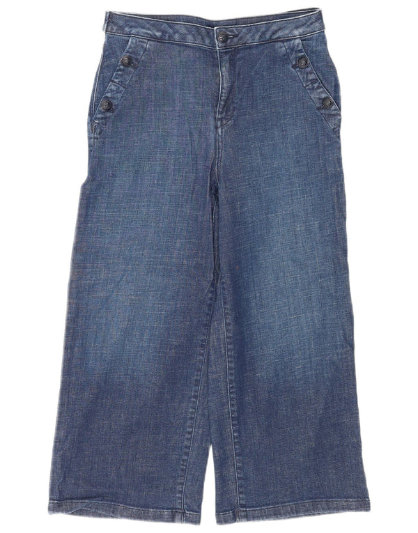 Blugi pentru femei Tommy Hilfiger Crop Wide Leg W29 L23 Blue Bumbac