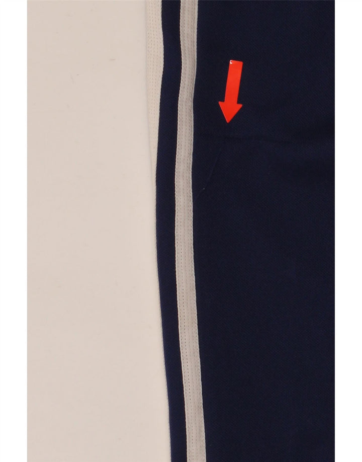 Pantaloni de trening Adidas băieți 11-12 ani poliester bleumarin