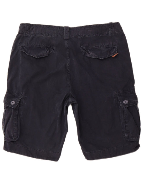 Pantaloni scurți cargo pentru bărbați SUPERDRY XL W38 bumbac bleumarin