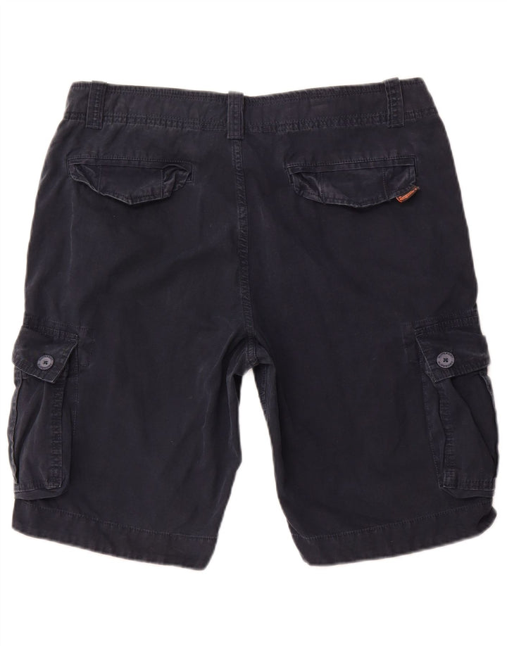 Pantaloni scurți cargo pentru bărbați SUPERDRY XL W38 bumbac bleumarin