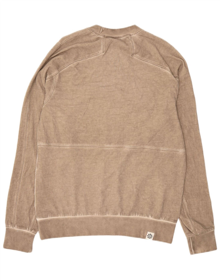 Hanorac grafic pentru bărbați Nike Pulover Medium Bej Bumbac