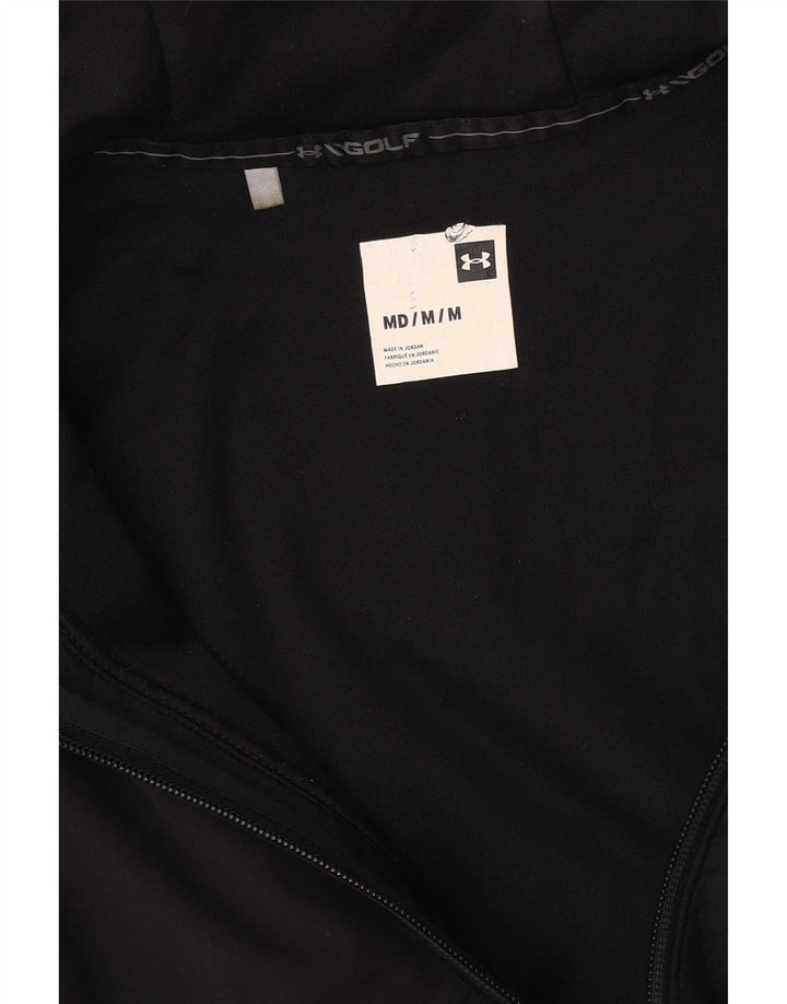 Pulover Under Armour pentru bărbați, cu fermoar, negru mediu