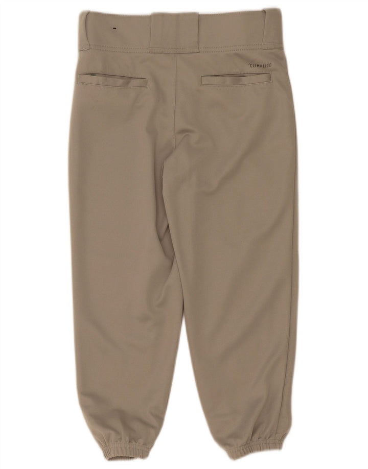 Pantaloni de trening capri Adidas băieți Pantaloni de jogging 8-9 ani Poliester gri mic