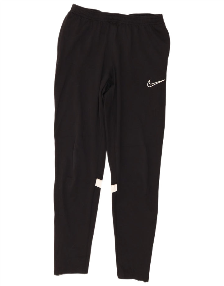 Pantaloni de trening NIKE Dri Fit pentru bărbați, negru mediu, poliester bloc de culoare