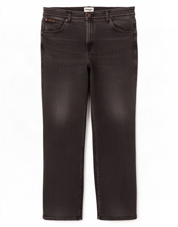 Blugi drepte pentru bărbați Wrangler Texas W40 L32 bumbac gri
